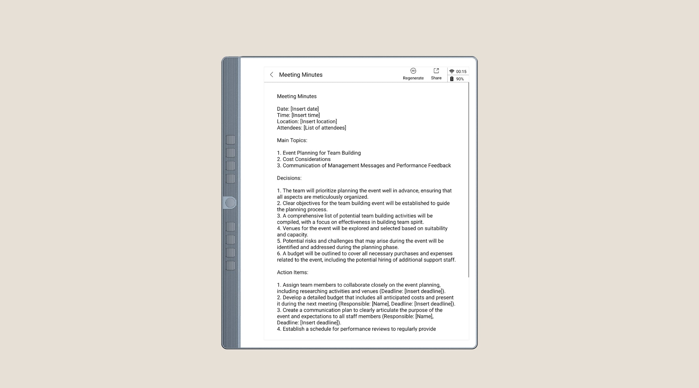 Record Ideas, Not Just Audio